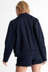 Shan Sofia Zip-up collar bomber jacket